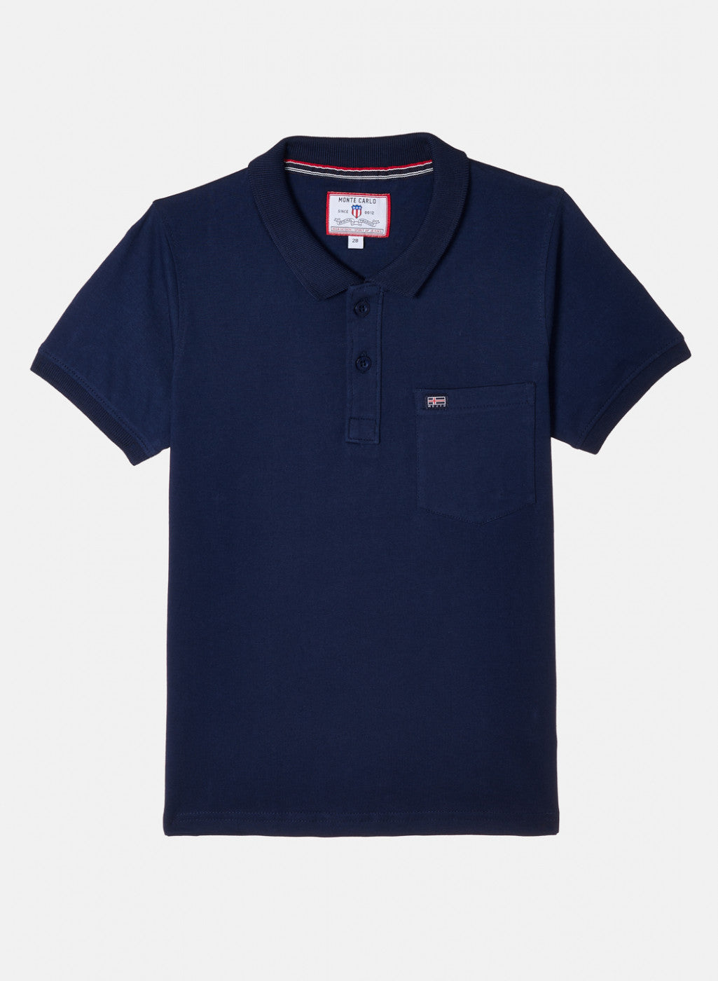 Boys Blue Plain T-Shirt