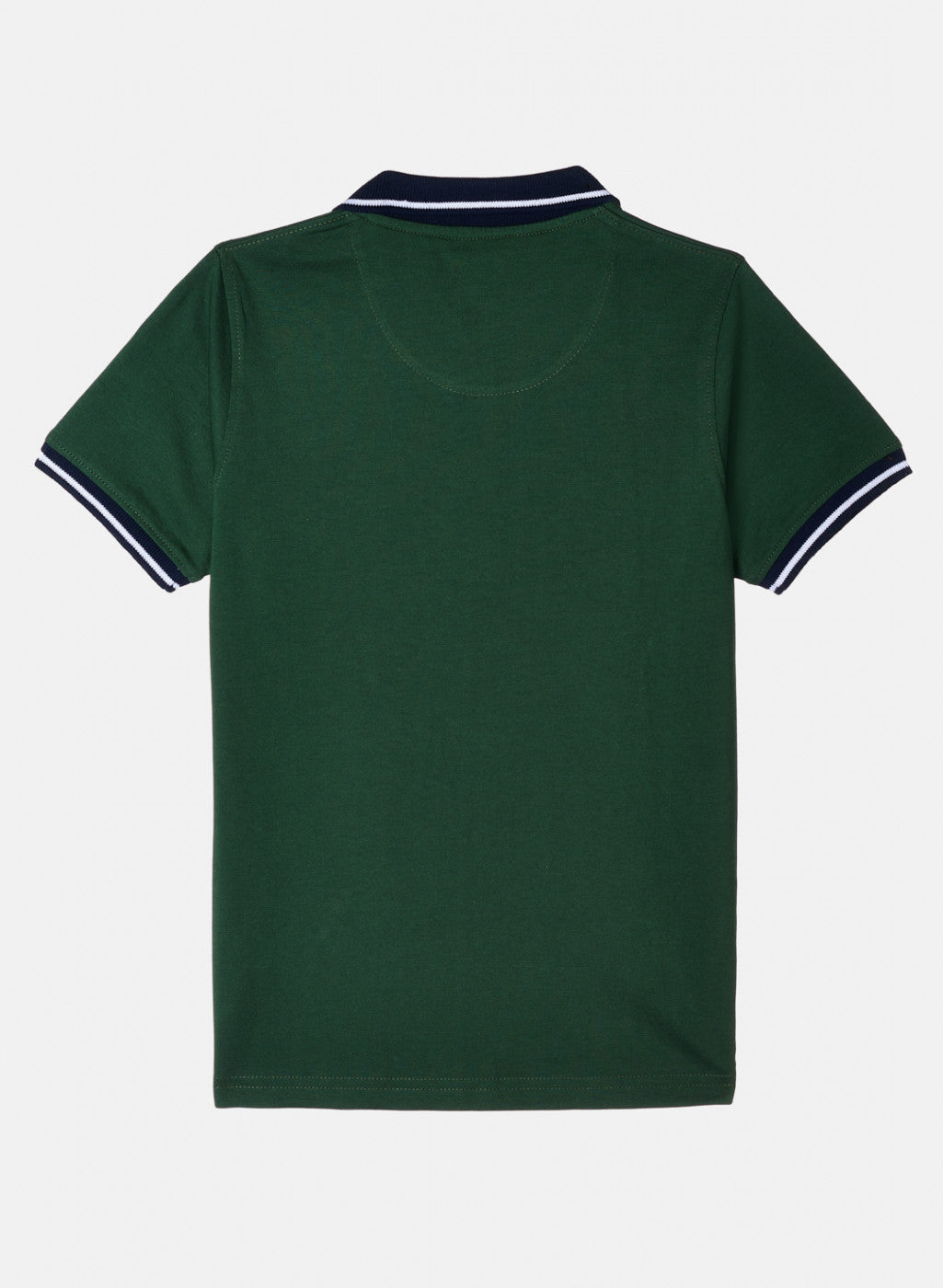 Boys Green Plain T-Shirt