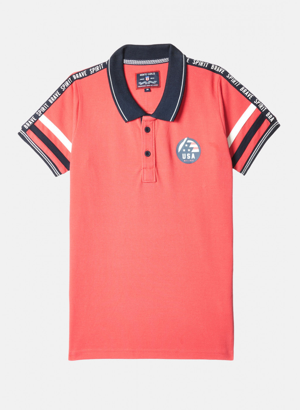 Boys Peach Stripe T-Shirt