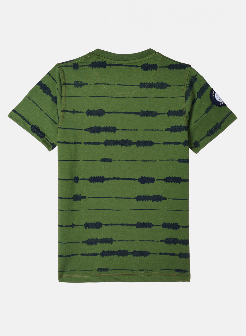 Boys Green Printed T-Shirt