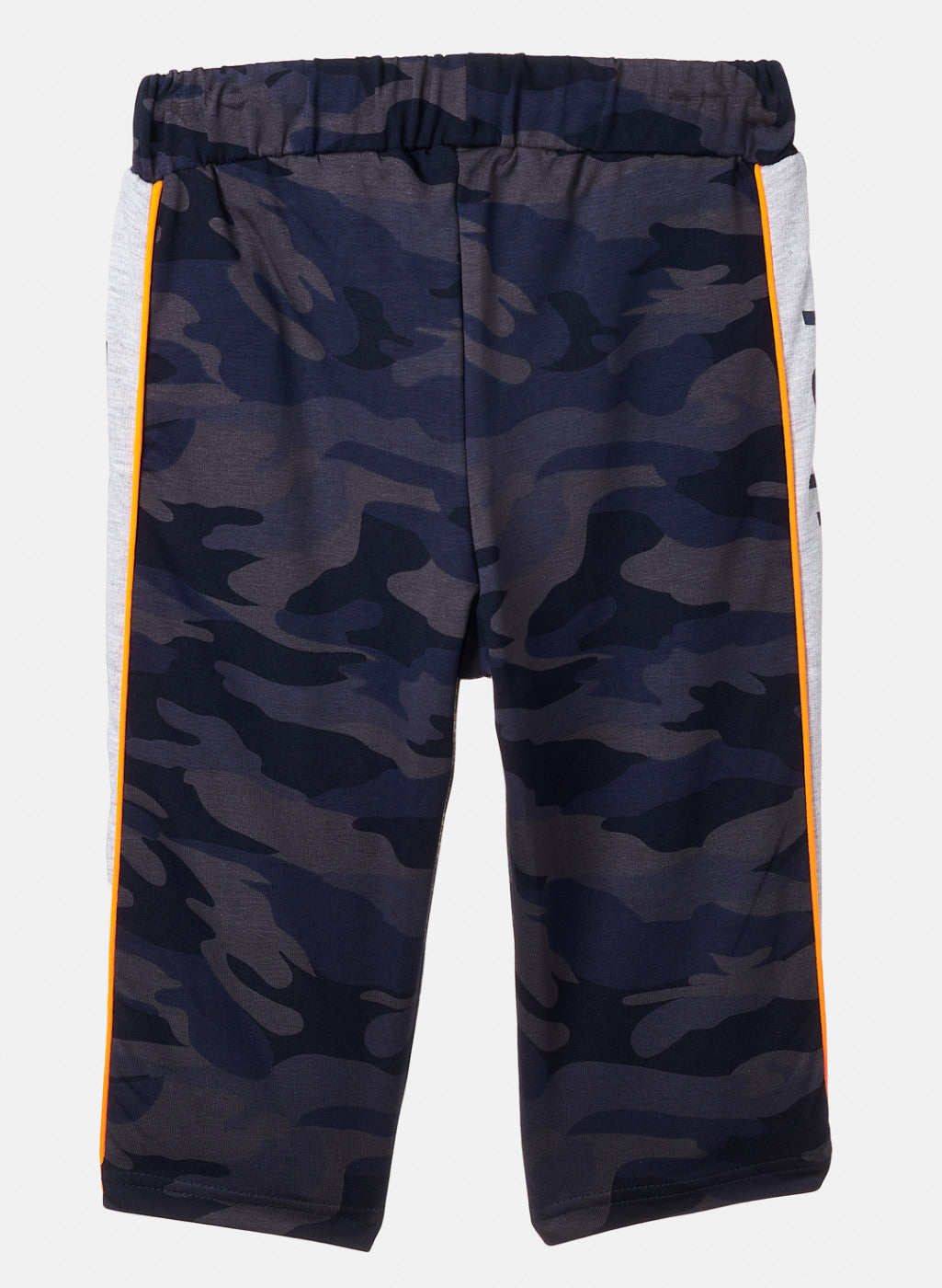 Boys Navy Blue Printed Capri