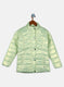 Girls Green Solid Jacket