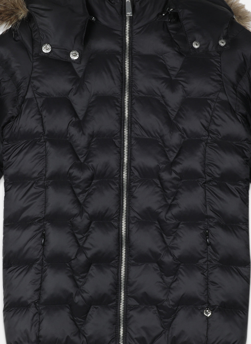 Girls Black Solid Jacket