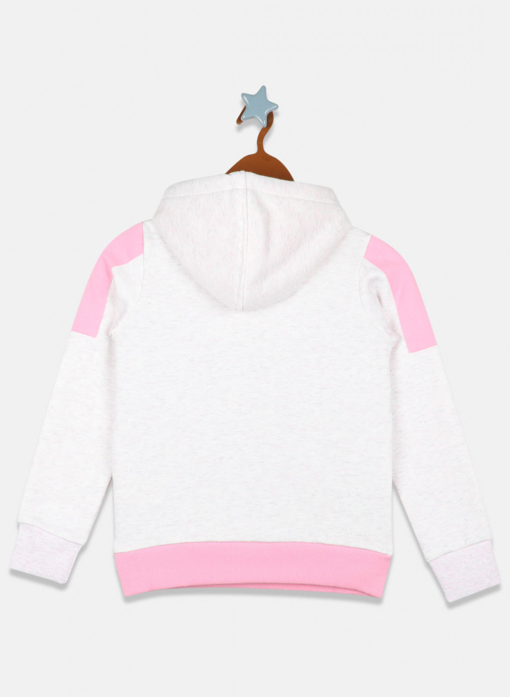 Girls Pink Printed Sweatshirt