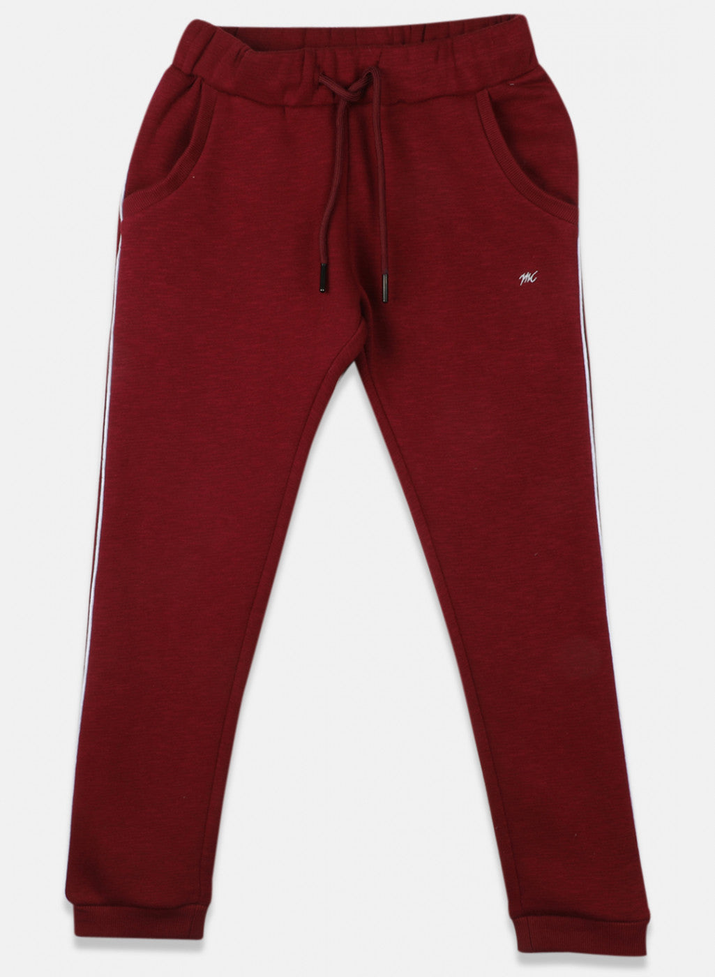 Girls Maroon Solid Lower