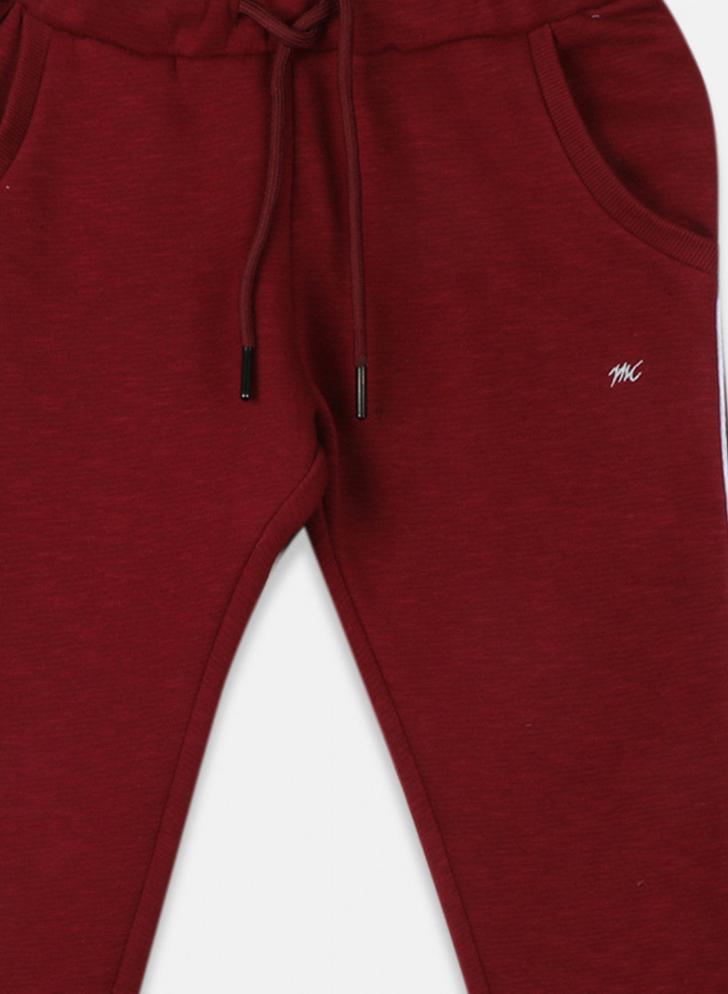 Girls Maroon Solid Lower