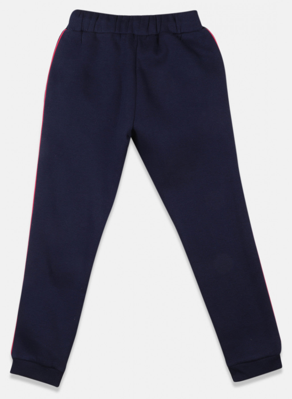 Girls Navy Blue Solid Lower