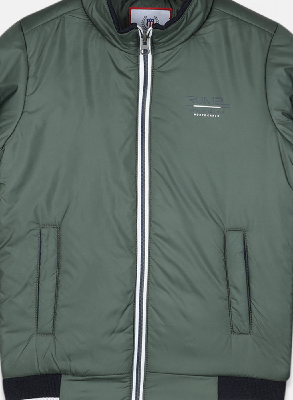 Boys Green Solid Jacket