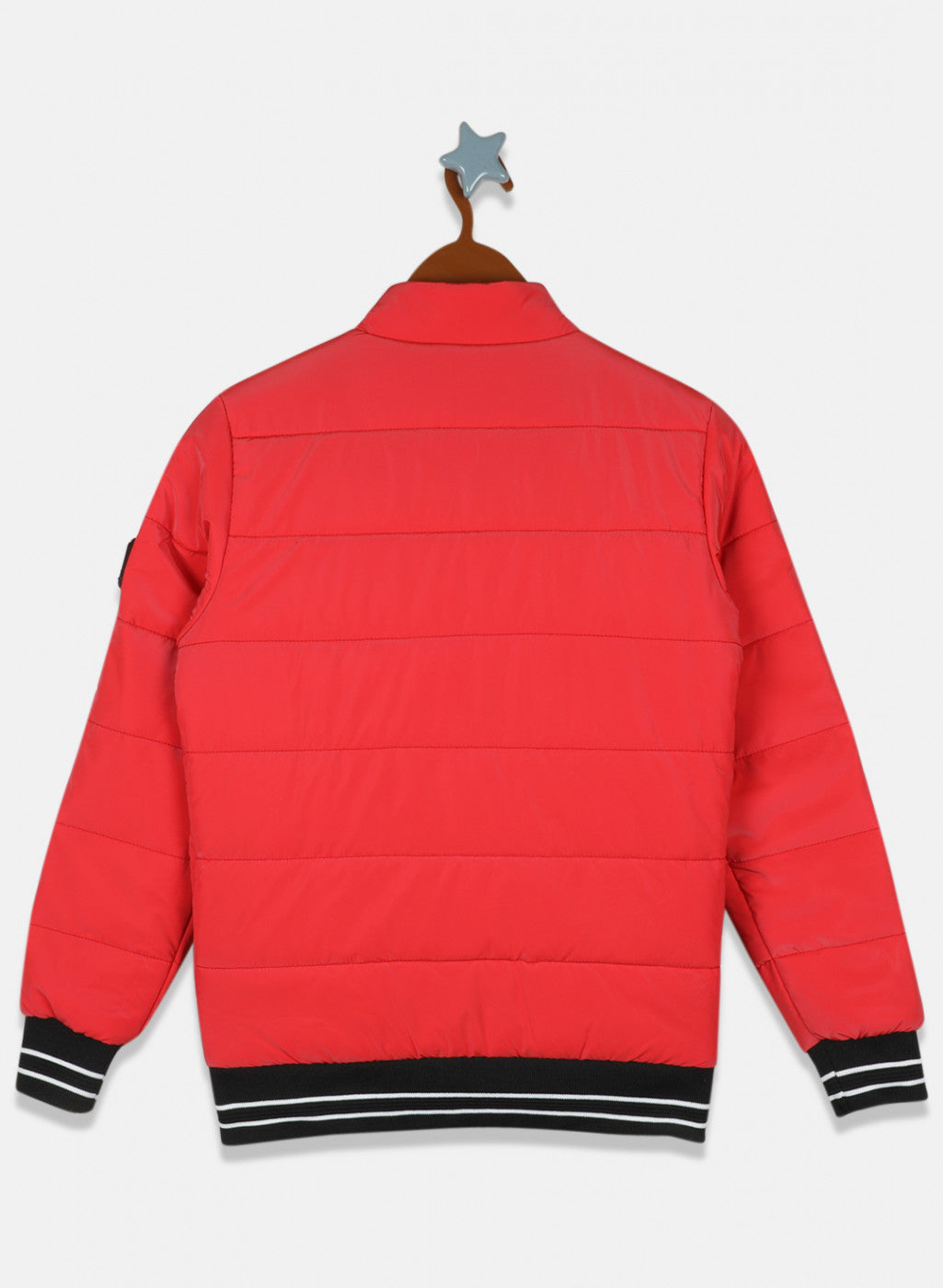 Boys Red Solid Jacket