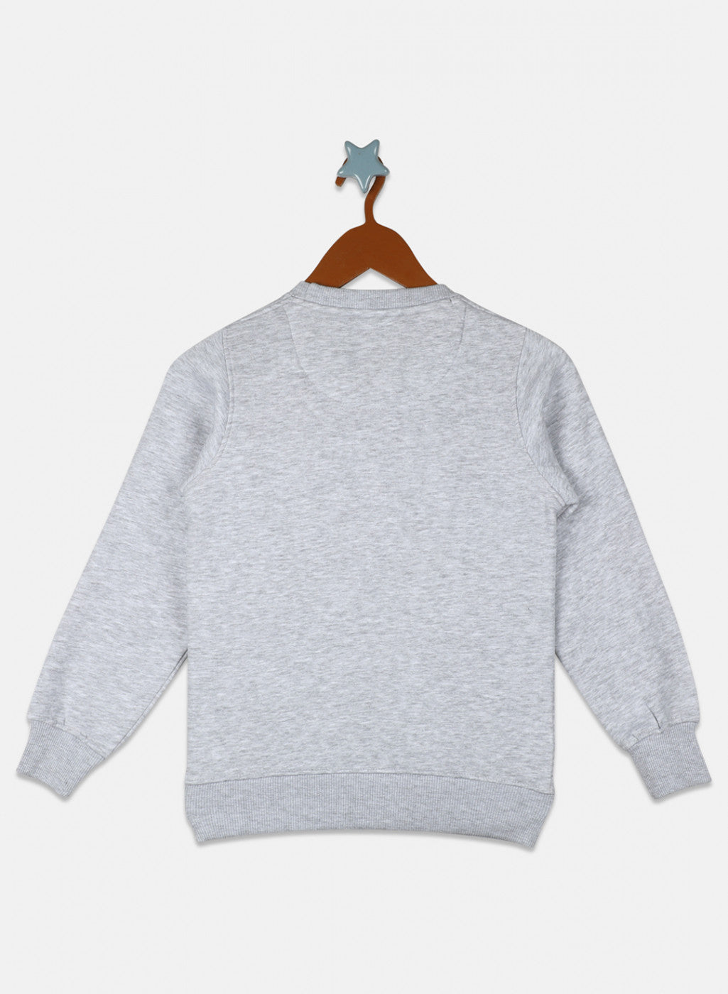 Boys Grey Printed Sweatshirt