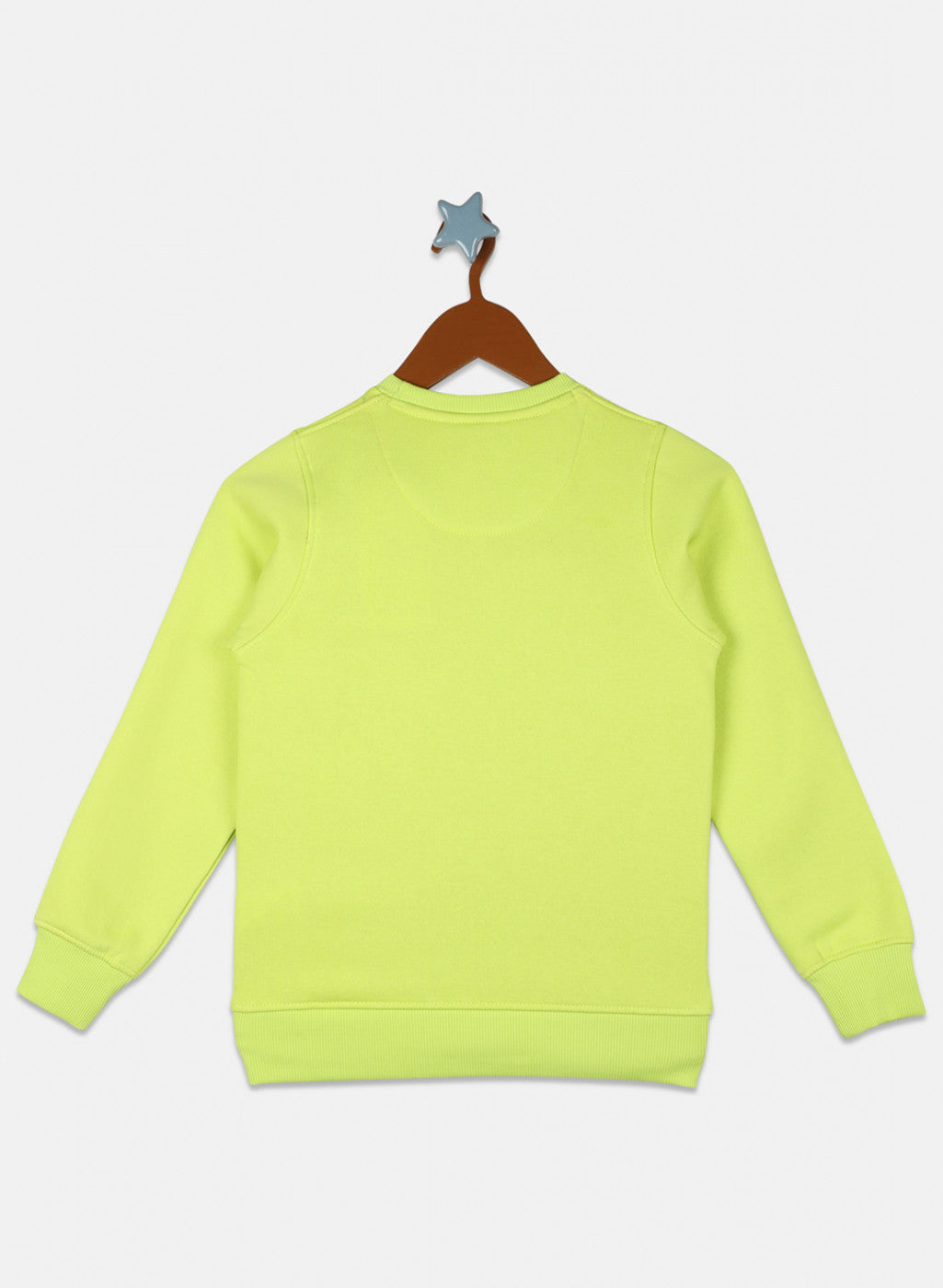 Boys Green Printed Sweatshirt