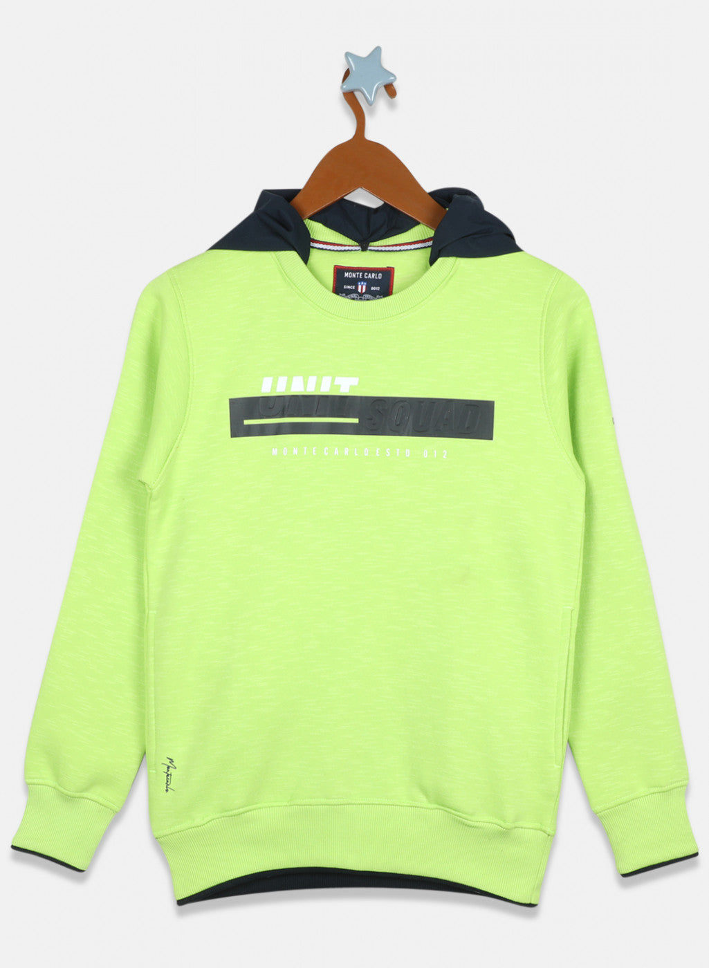 Boys Green Printed Sweatshirt