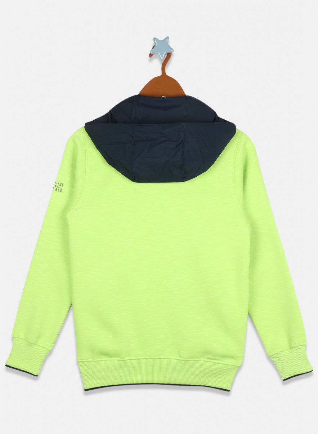 Boys Green Printed Sweatshirt