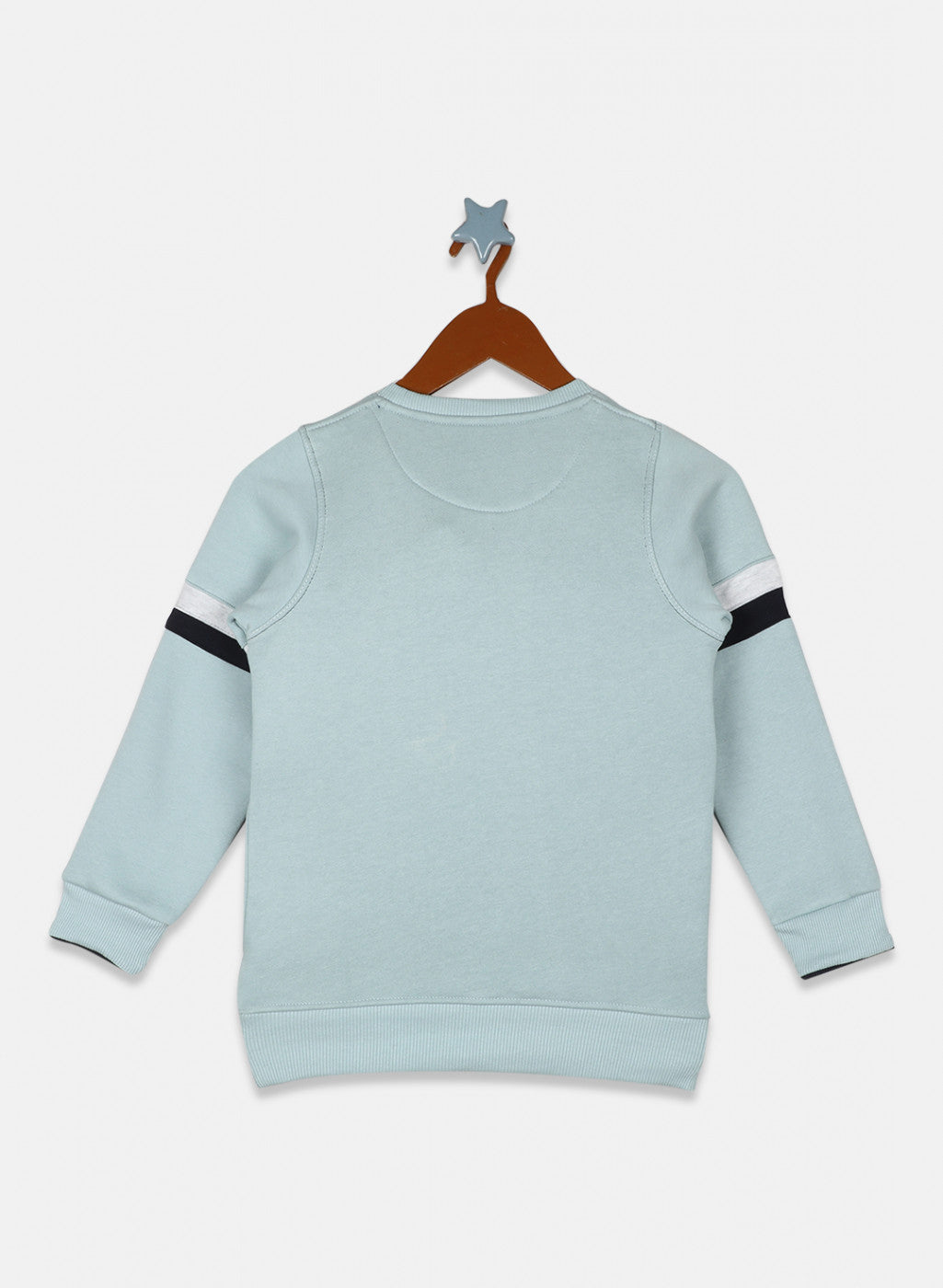 Boys Green Printed Sweatshirt