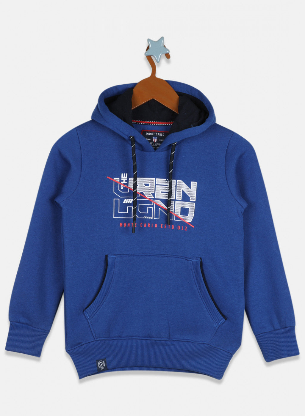 Boys Royal Blue Printed Sweatshirt