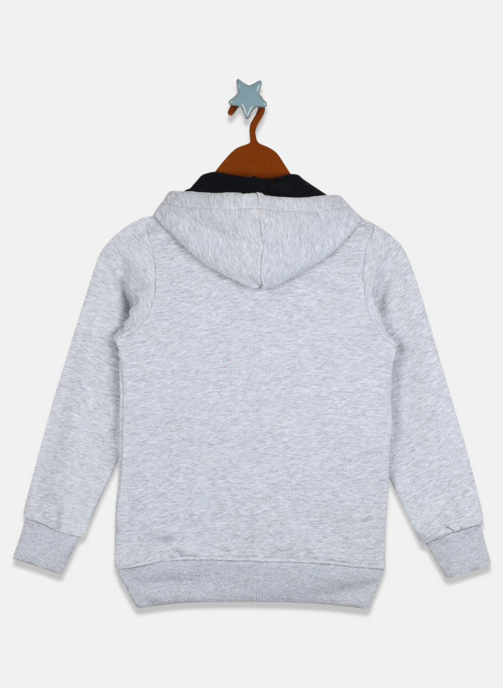 Boys Grey Printed Sweatshirt