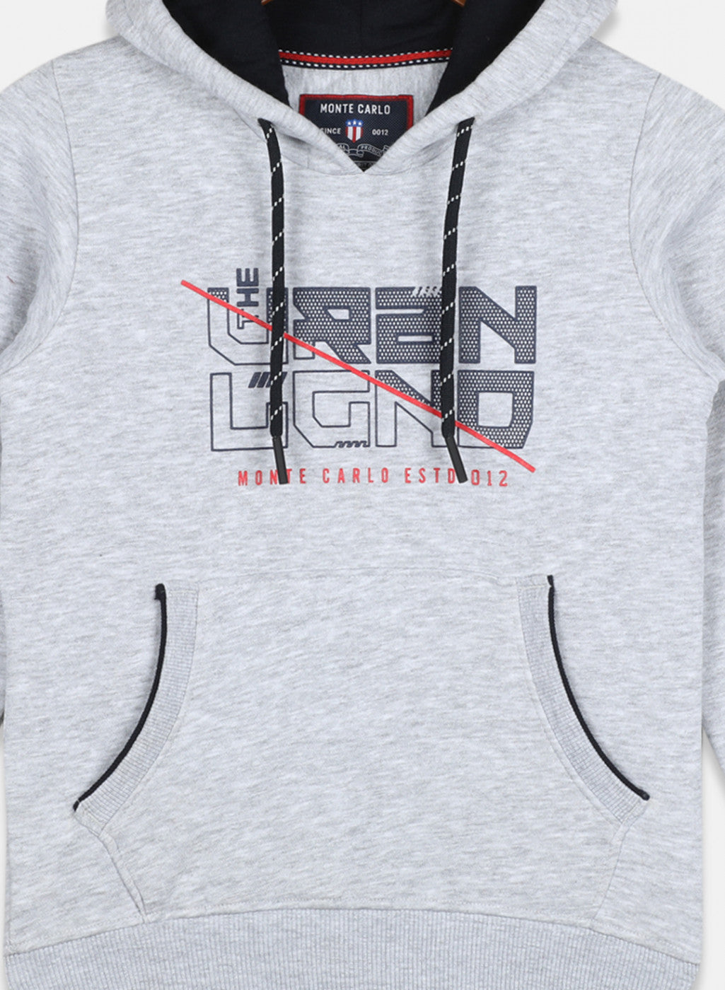 Boys Grey Printed Sweatshirt