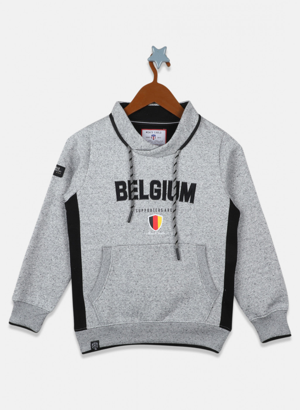 Boys Grey Embroidered Sweatshirt