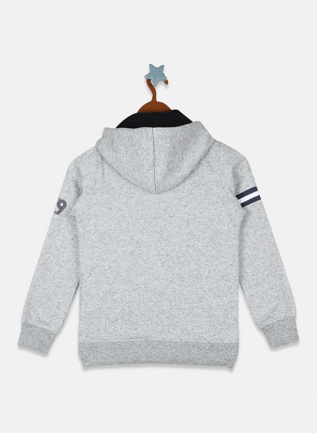 Boys Grey Printed Sweatshirt