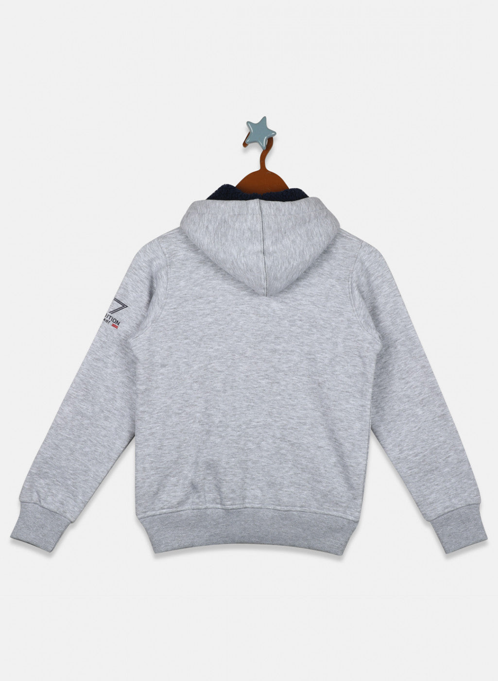 Boys Grey Printed Sweatshirt