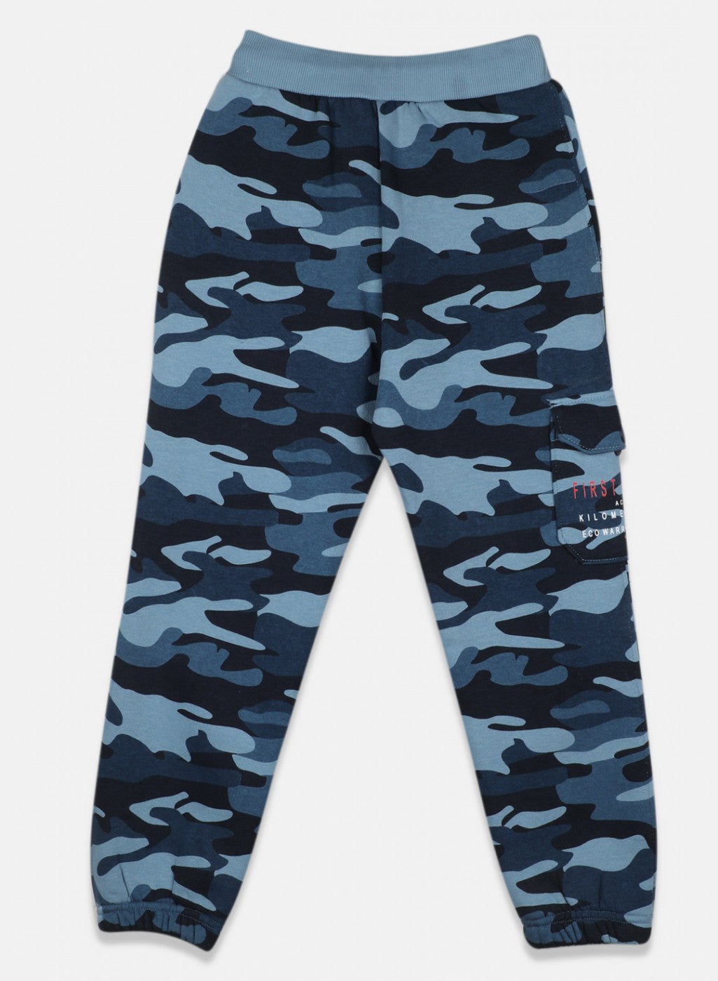 Boys Blue Printed Lower