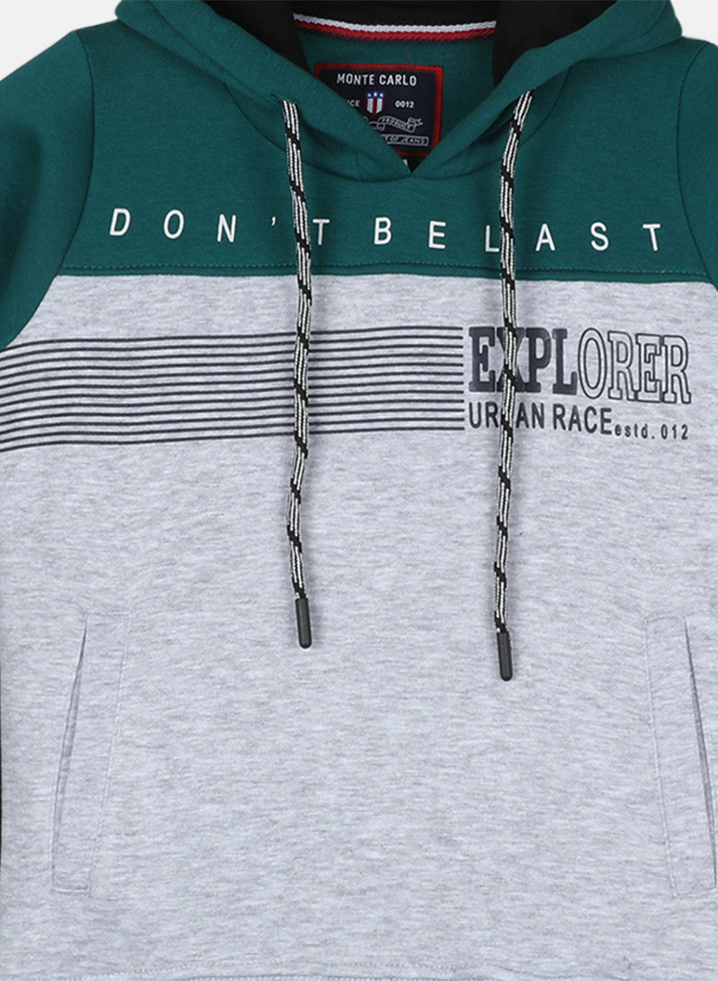 Boys Green & Black Printed Tracksuit