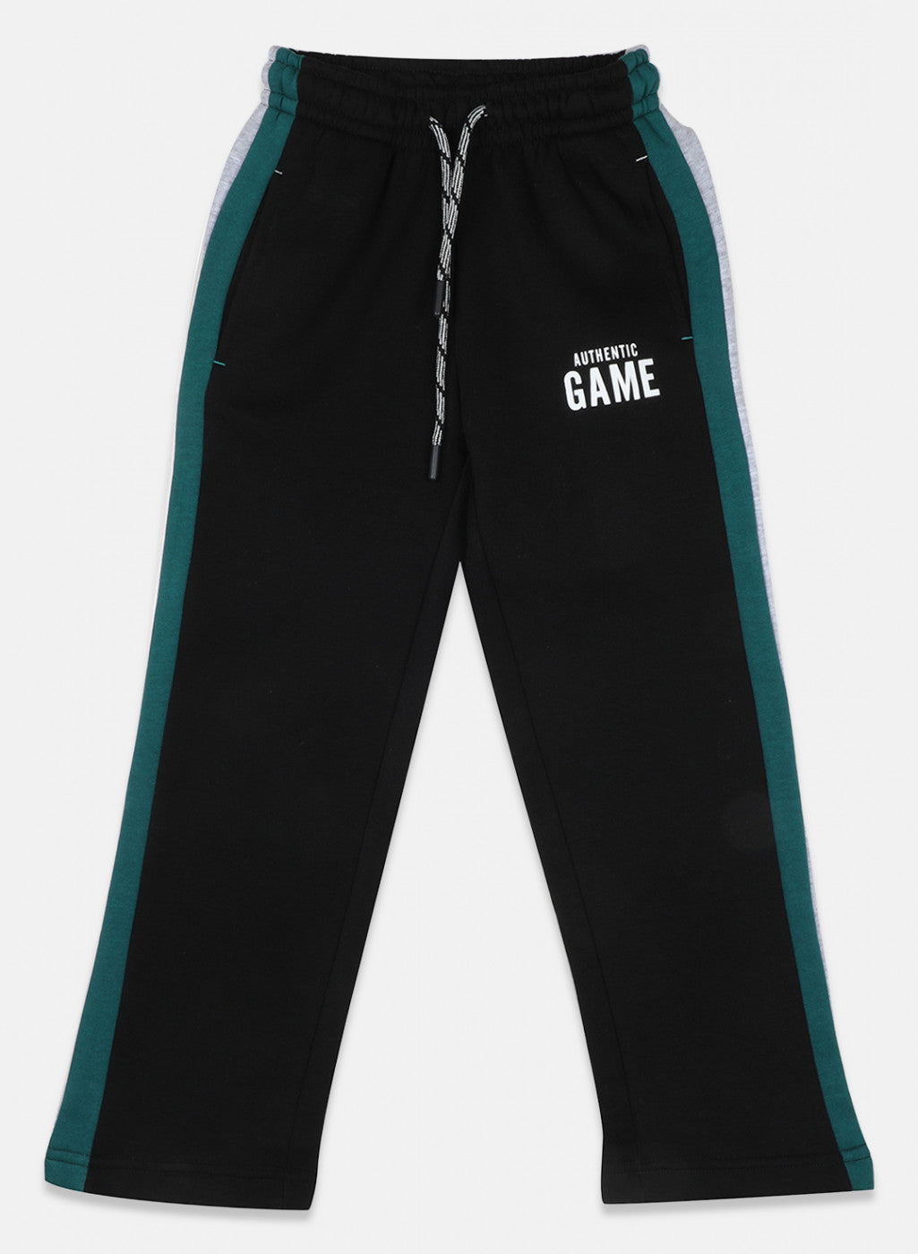 Boys Green & Black Printed Tracksuit