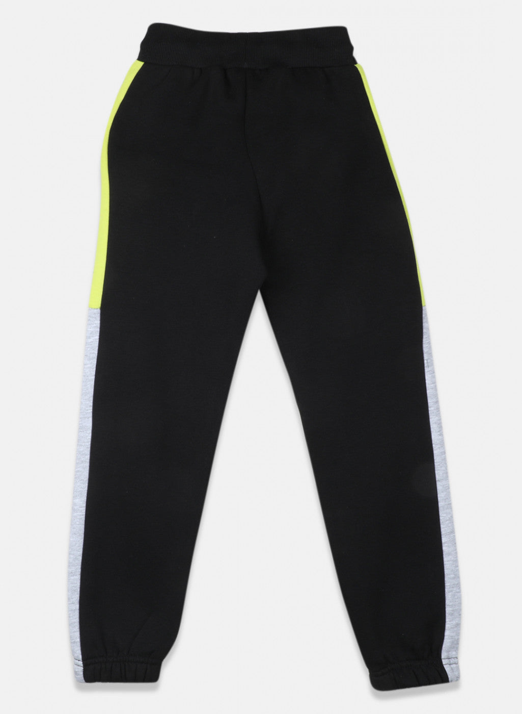 Boys Black Solid Tracksuit