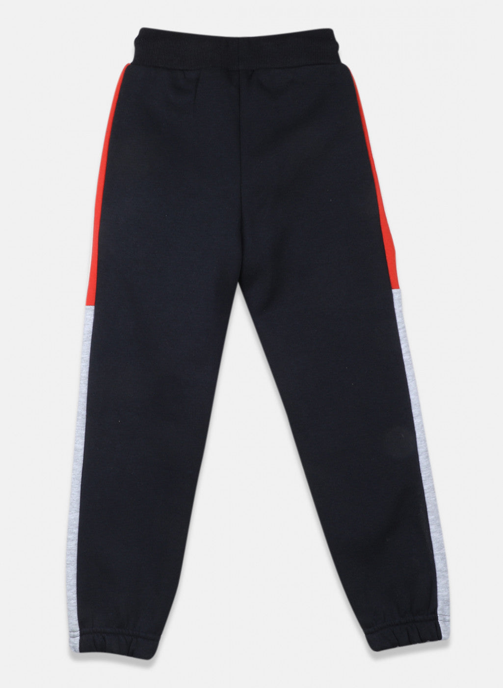 Boys Navy Blue Solid Tracksuit