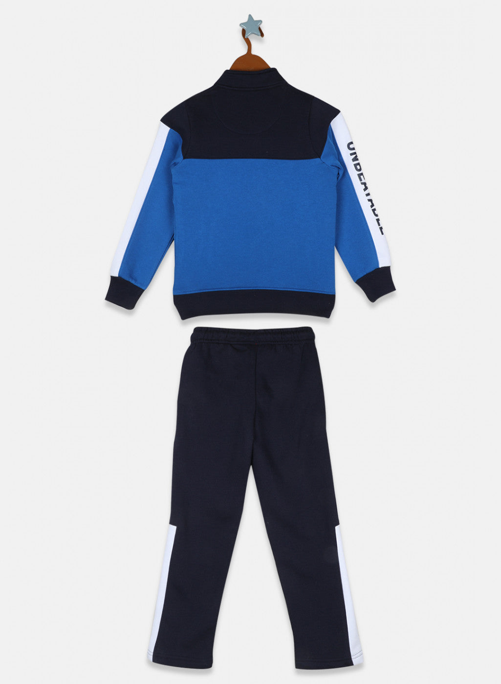 Boys Blue Printed Tracksuit