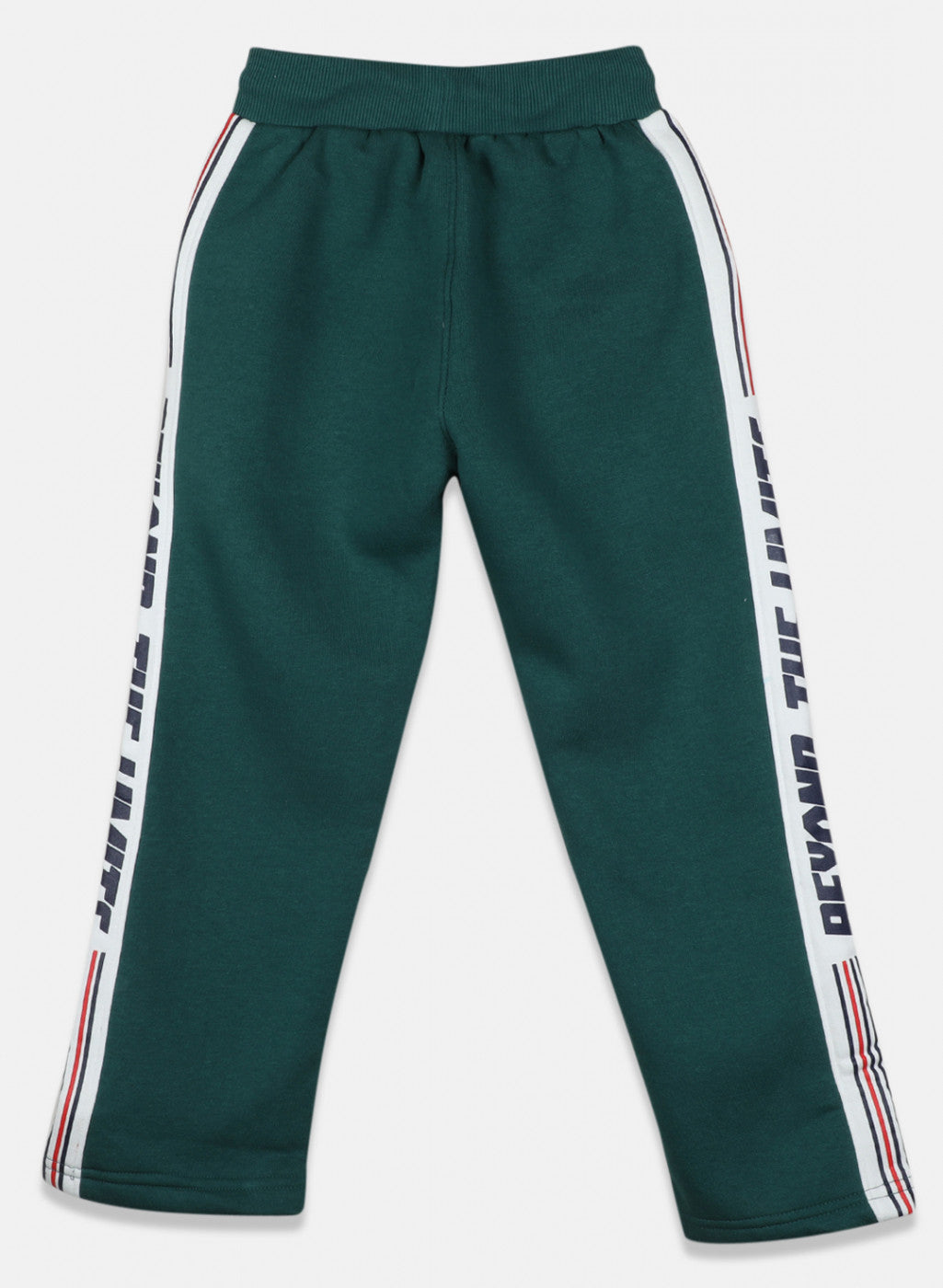 Boys Green Printed Tracksuit