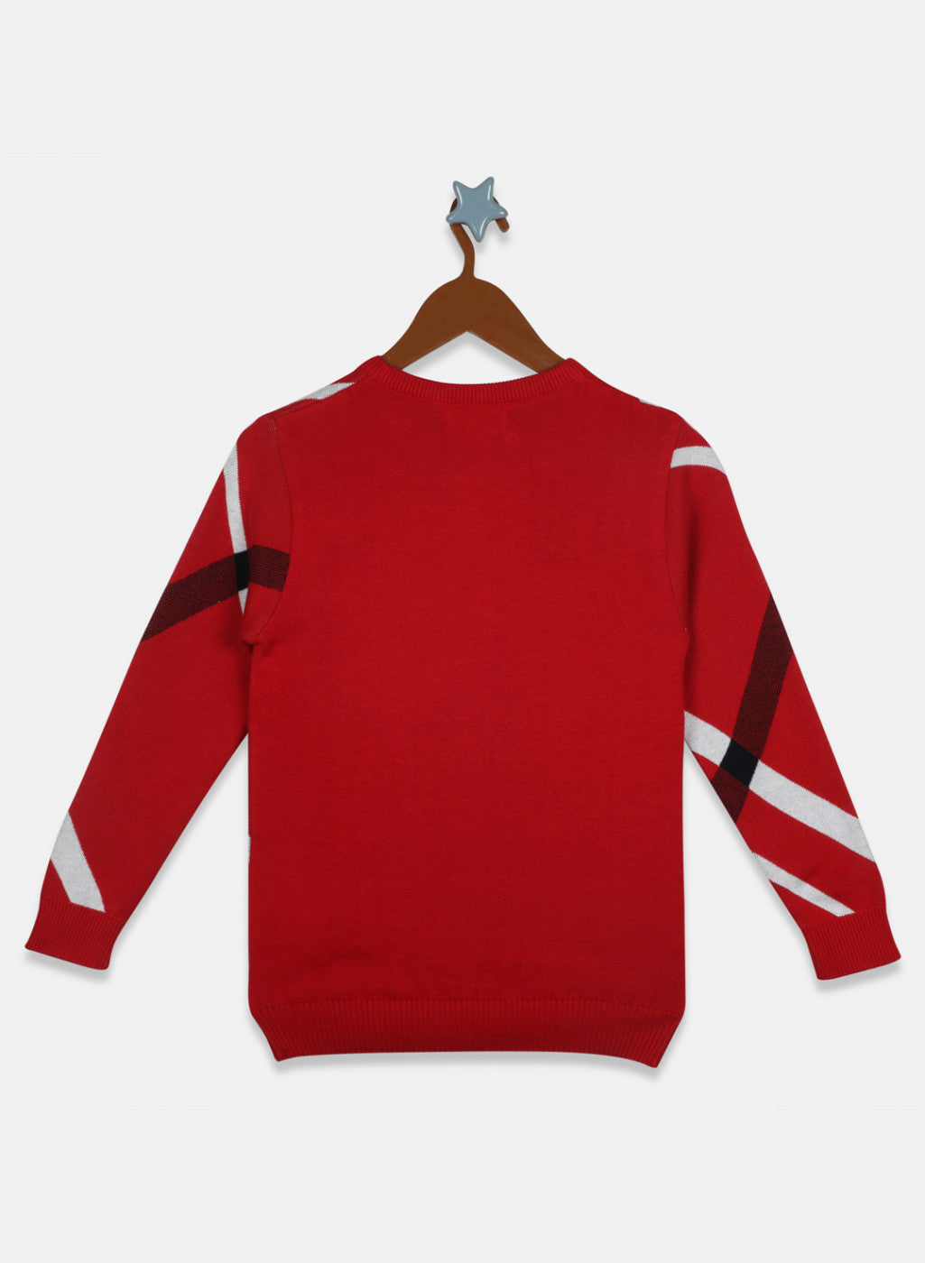 Boys Red Stripe Pullover