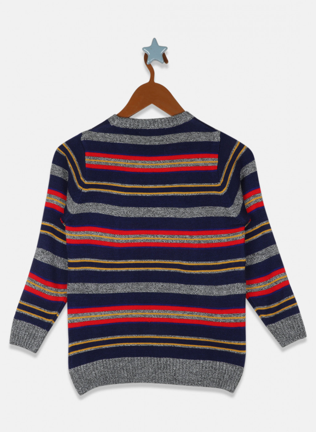 Boys Multicolor Stripe Pullover