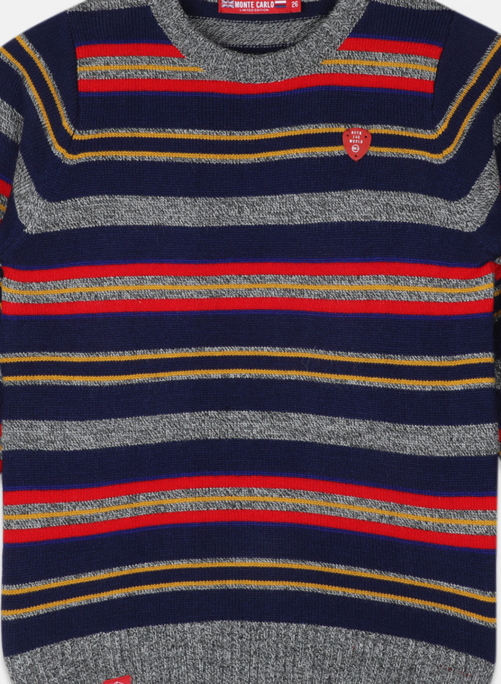 Boys Multicolor Stripe Pullover