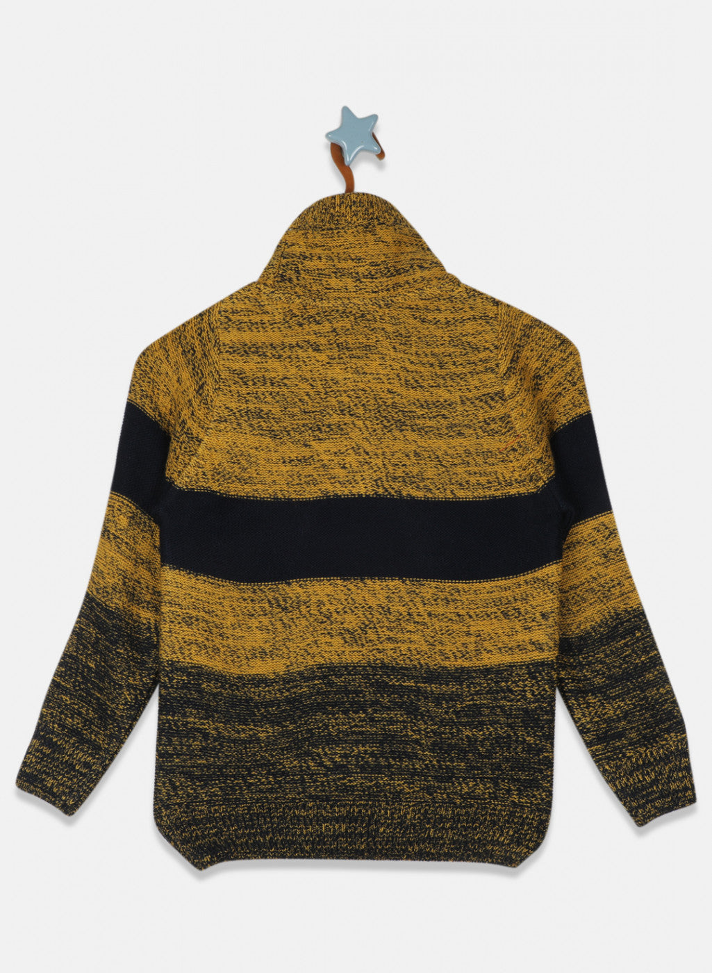 Boys Mustard Stripe Pullover