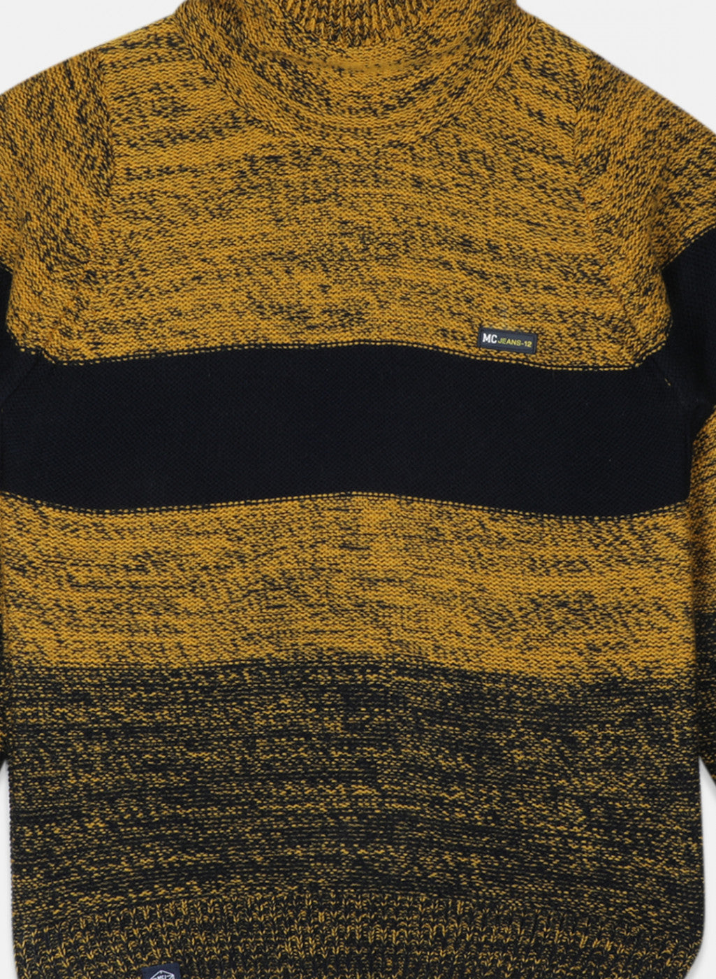 Boys Mustard Stripe Pullover