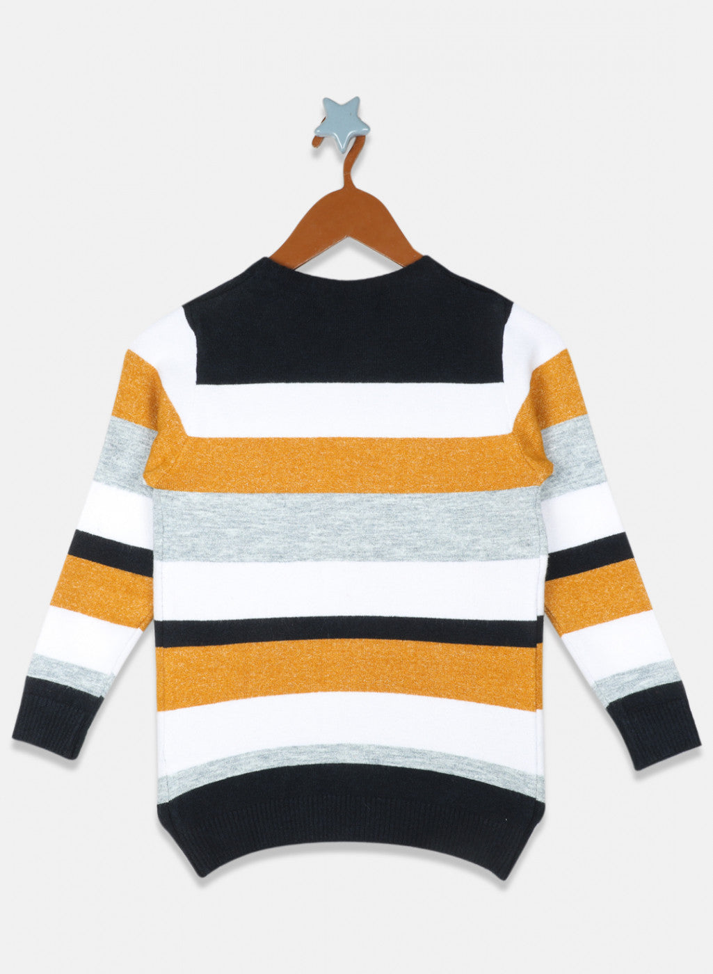 Boys Multicolor Stripe Pullover