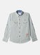 Boys Blue Stripe Shirt