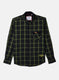 Boys Black Check Shirt