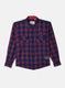 Boys Red Check Shirt