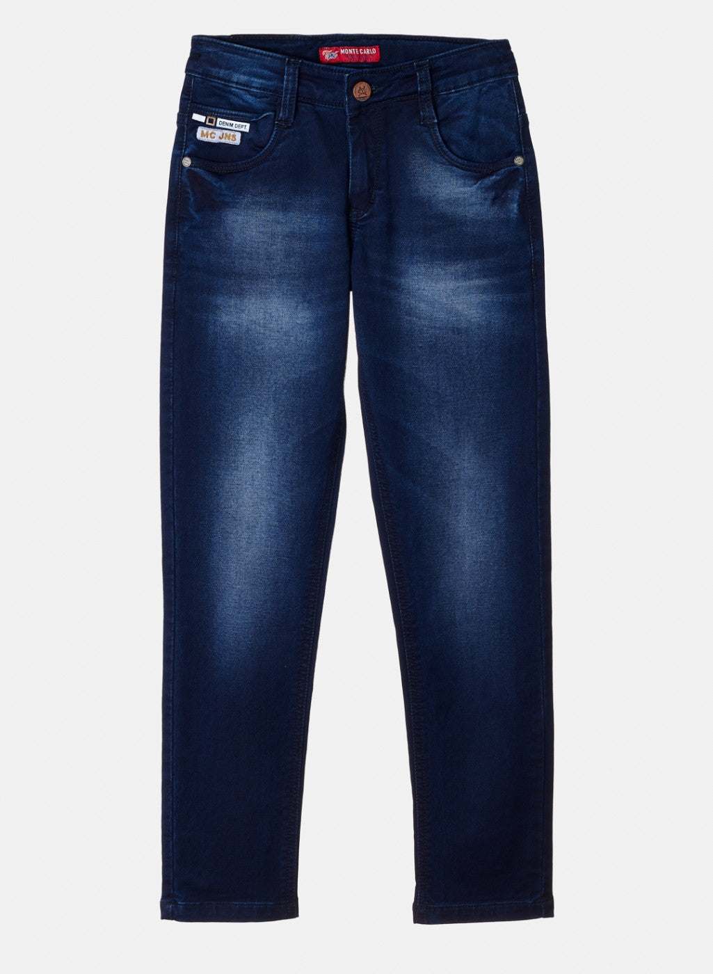 Boys Navy Blue Regular Denim