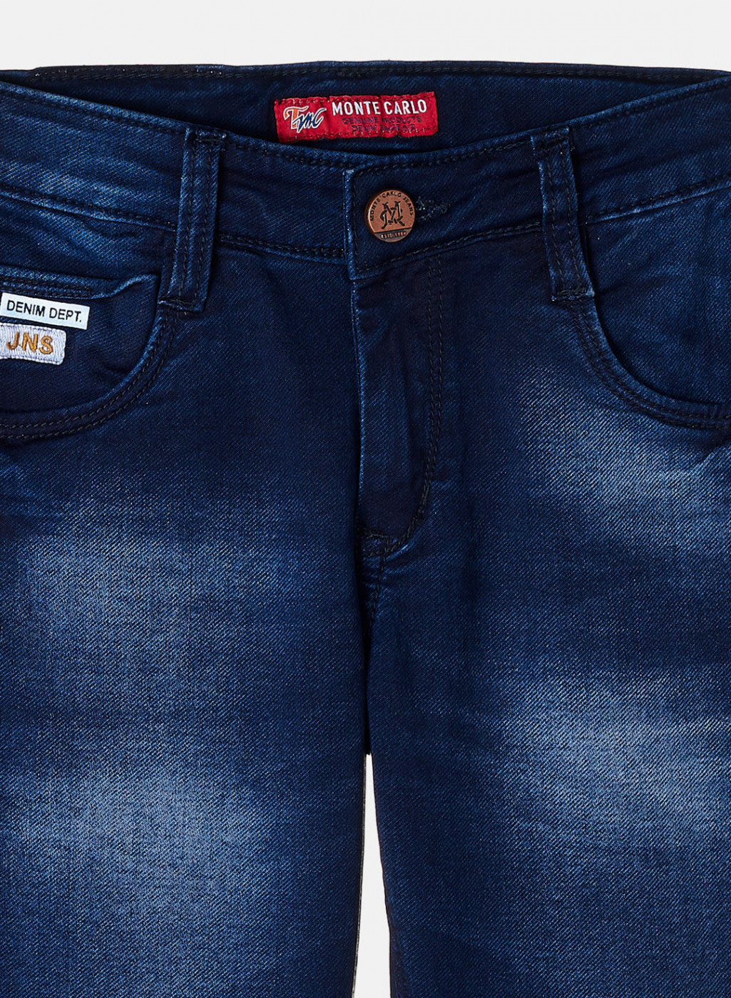 Boys Navy Blue Regular Denim