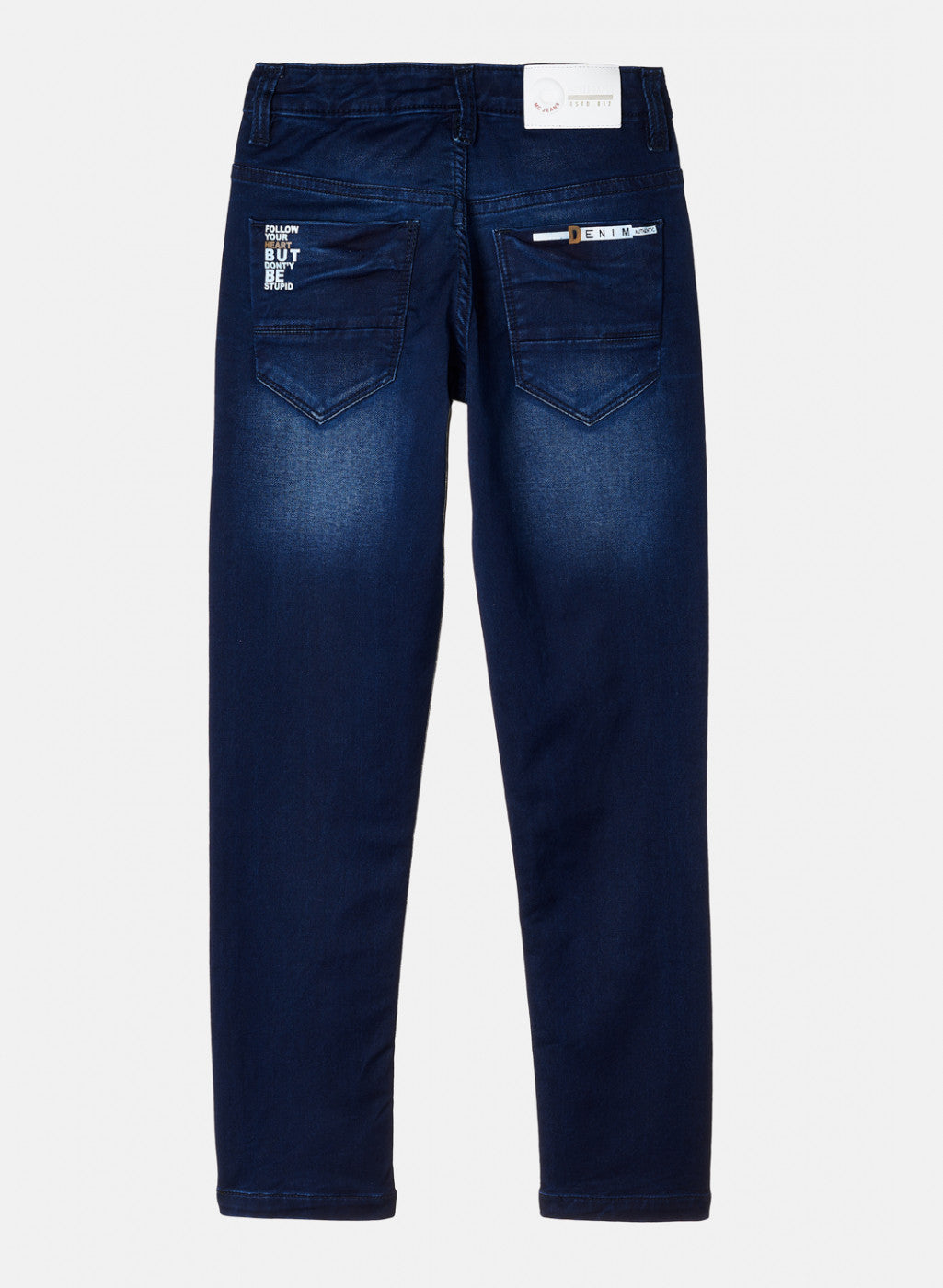 Boys Navy Blue Regular Denim