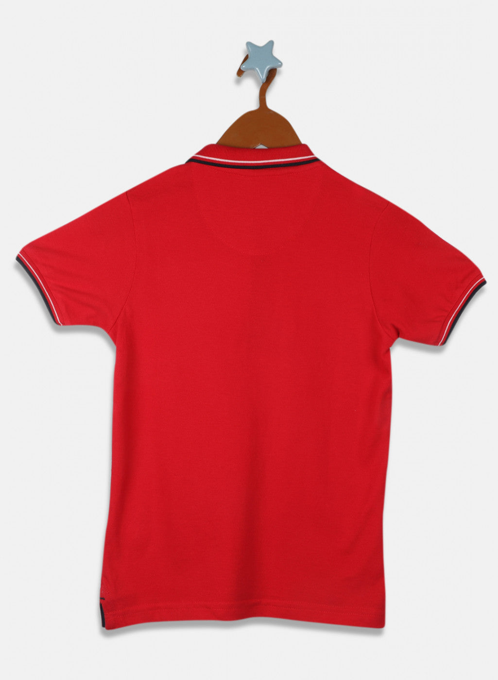 Boys Red Printed T-Shirt