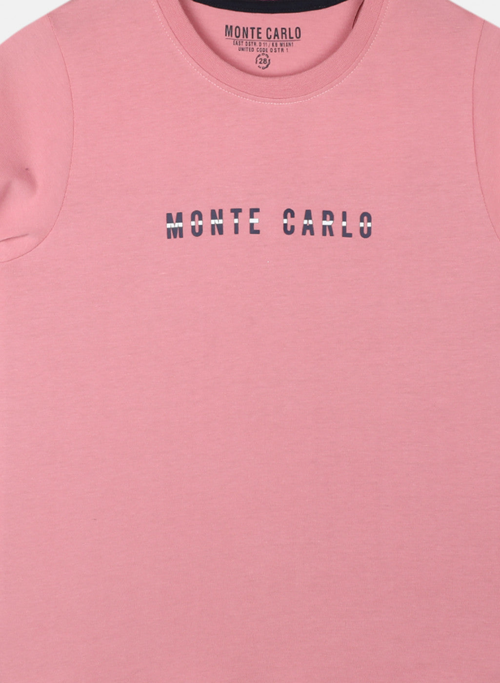 Boys Pink Printed T-Shirt