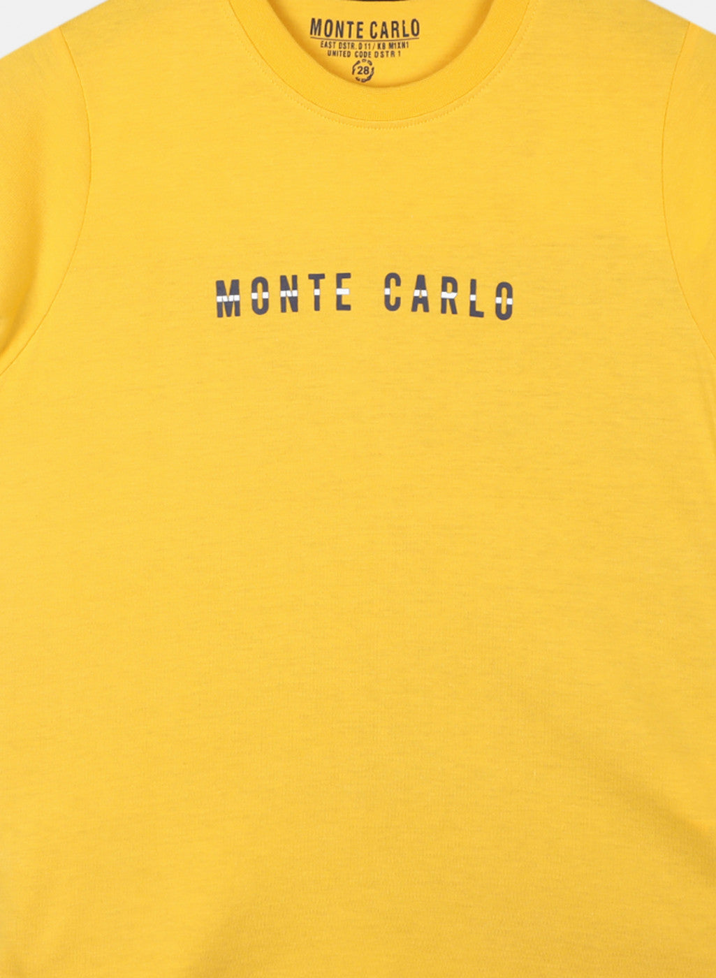 Boys Mustard Printed T-Shirt