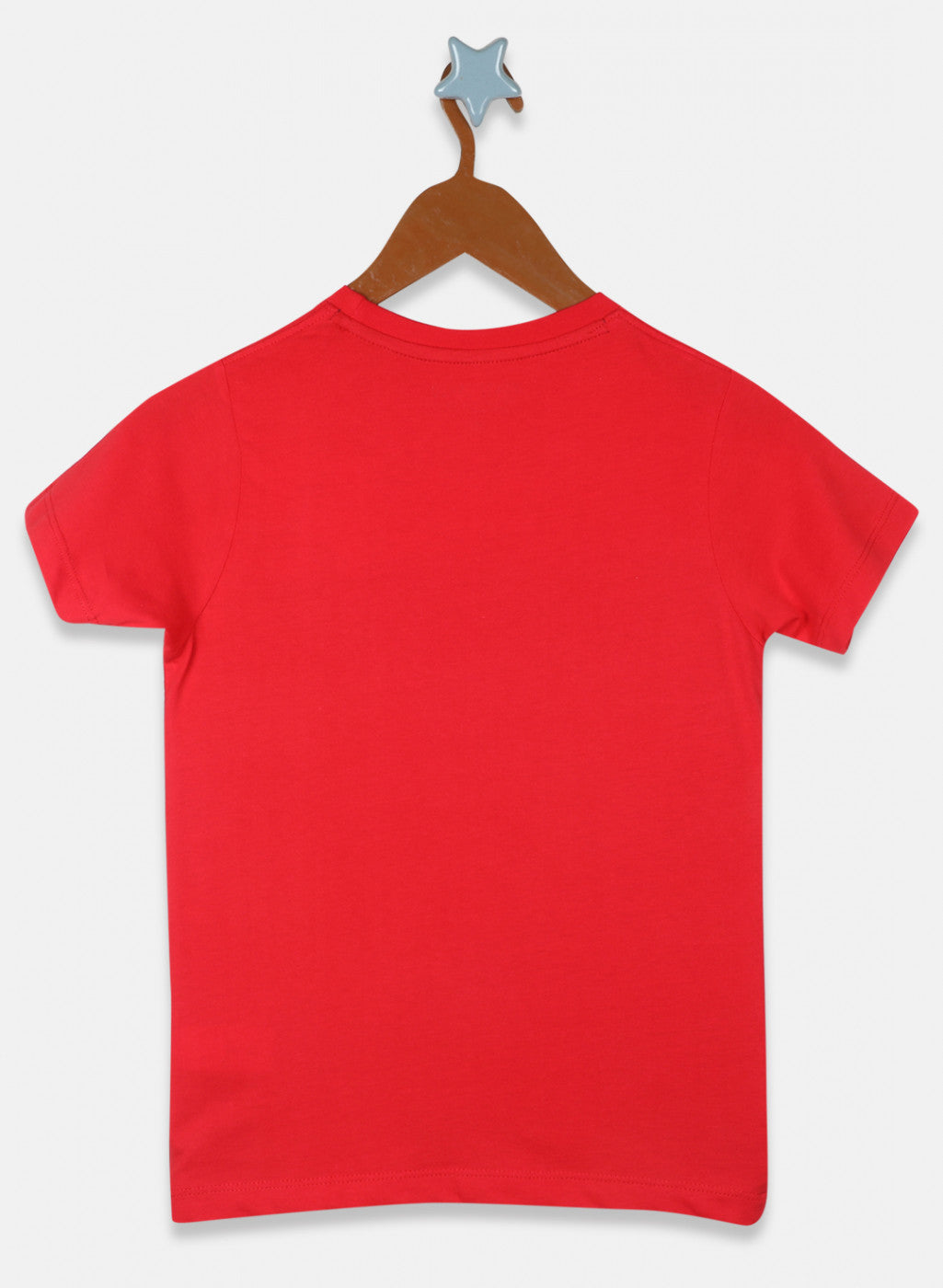 Boys Red Printed T-Shirt