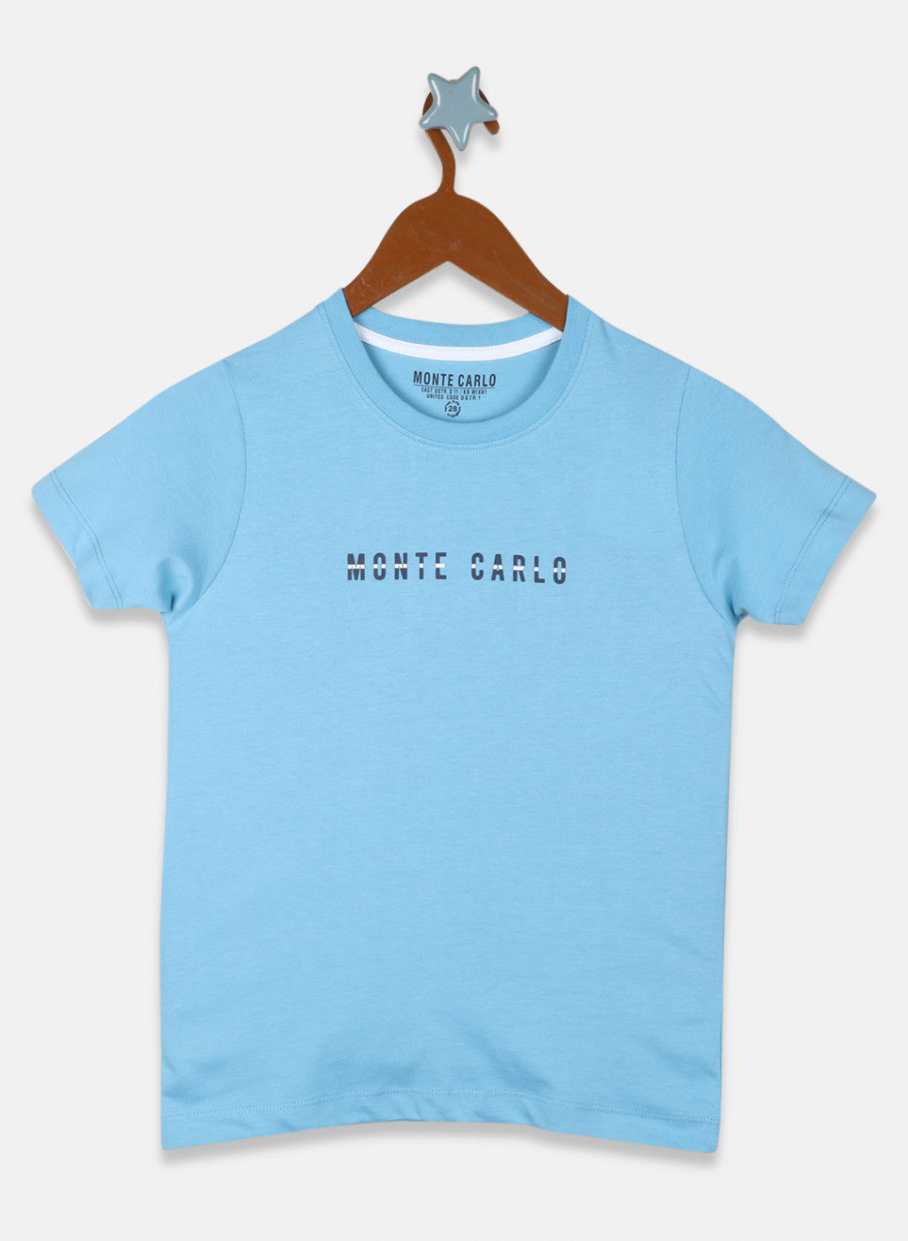 Boys Blue Printed T-Shirt