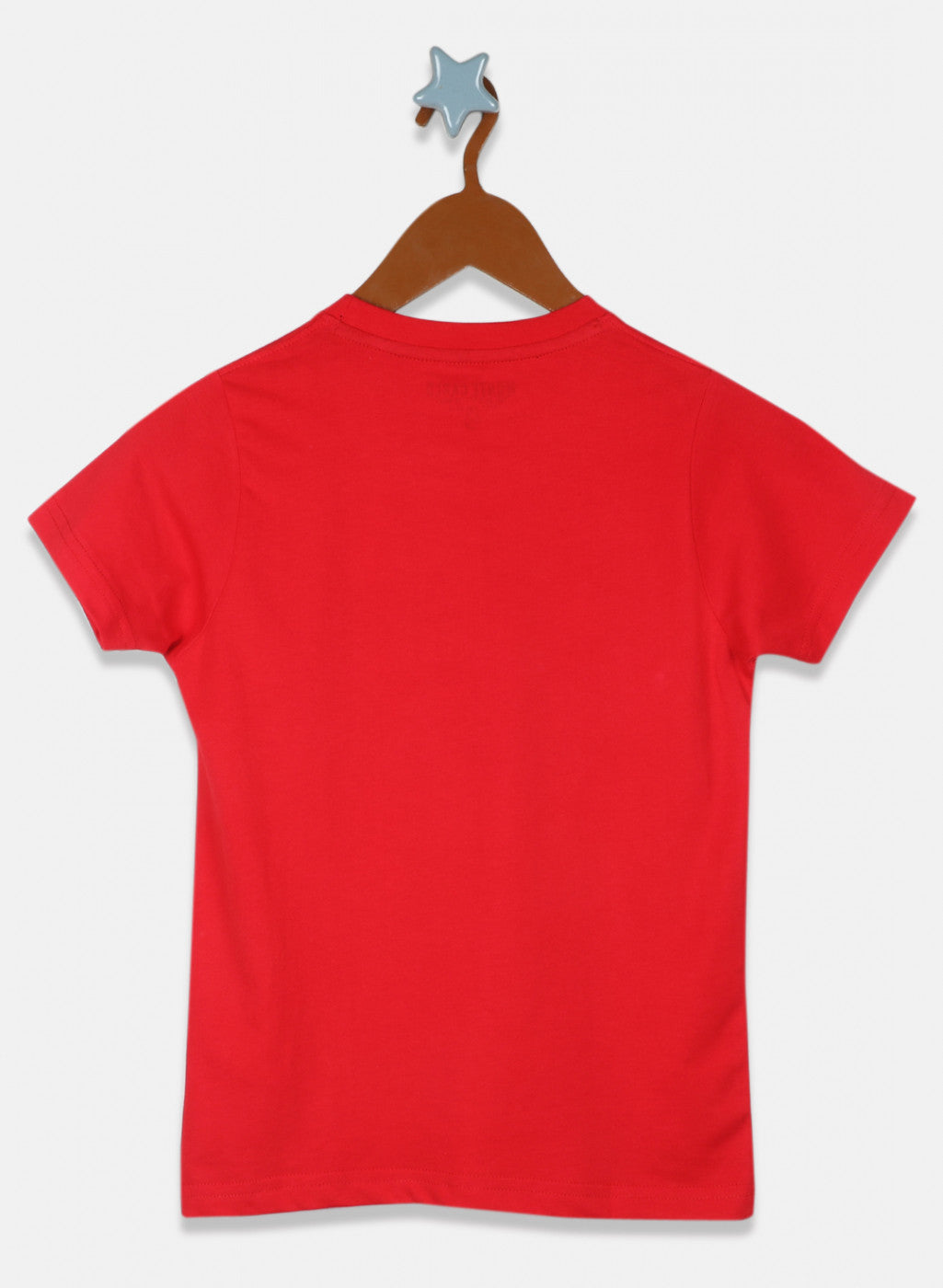 Boys Red Printed T-Shirt