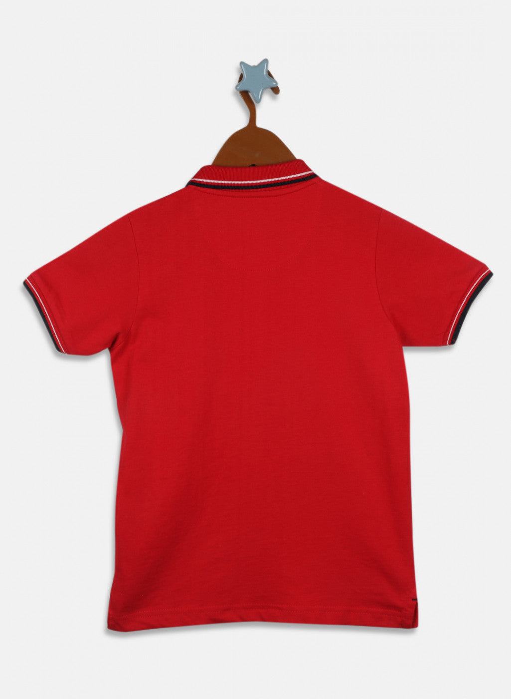 Boys Red Printed T-Shirt